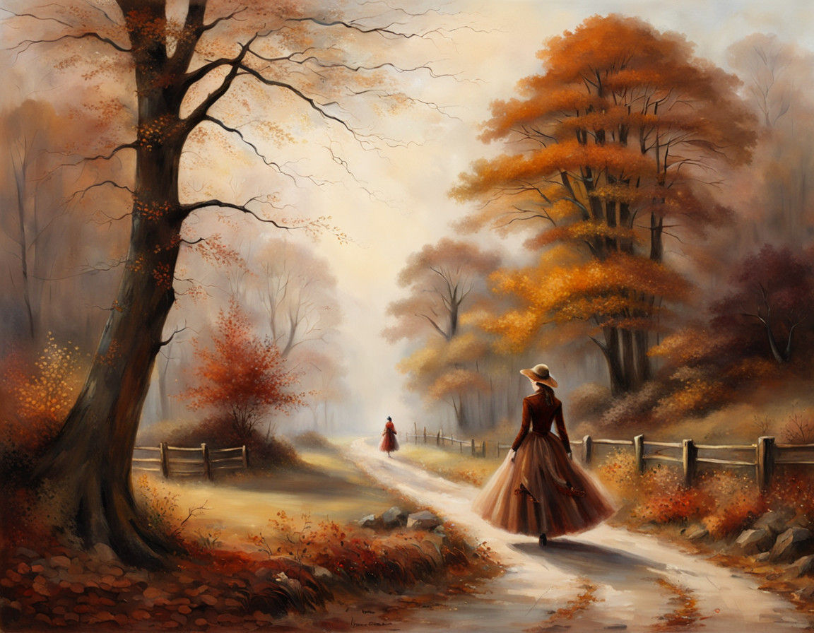 Autumn Fantasy in Golden Hues