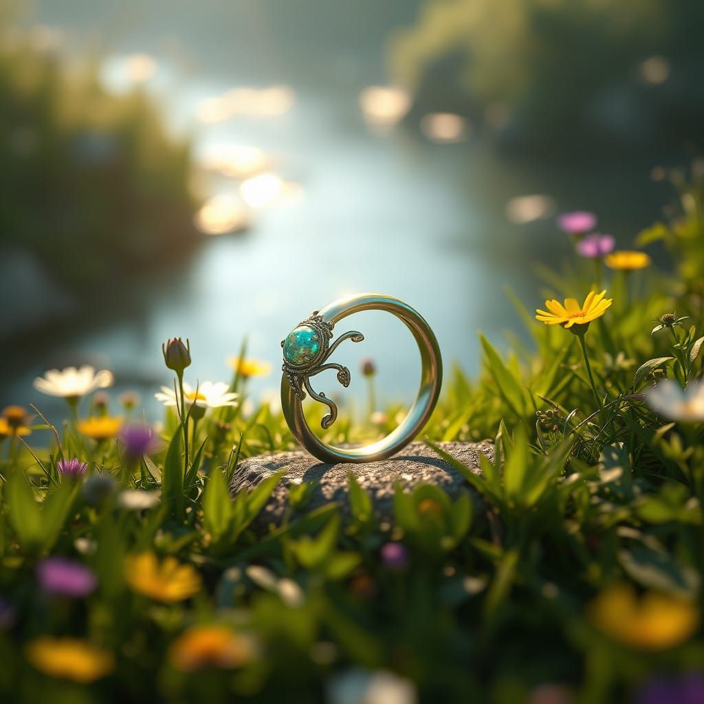 Whimsical Fairy Ring in Enchanted Forest