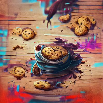 Chocolate Chip Cookies Trending on ArtStation