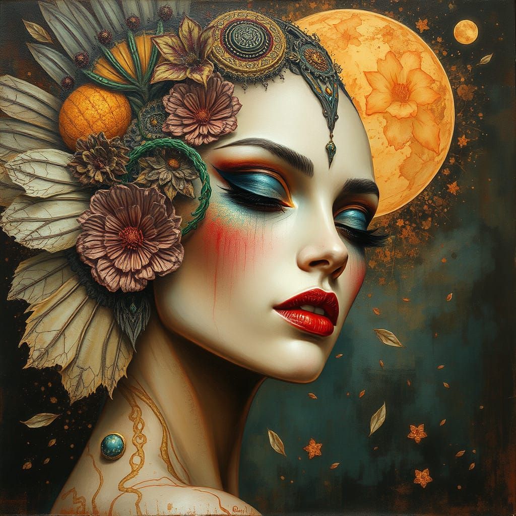 Surrealist Landscape by Karol Bak and Royo