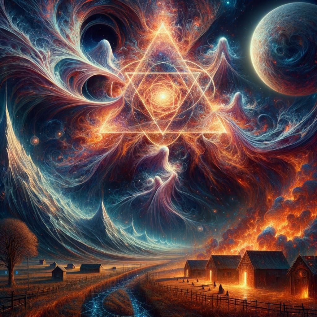 Spatial Rift Kaleidoscope with Spectral Figures in 3D