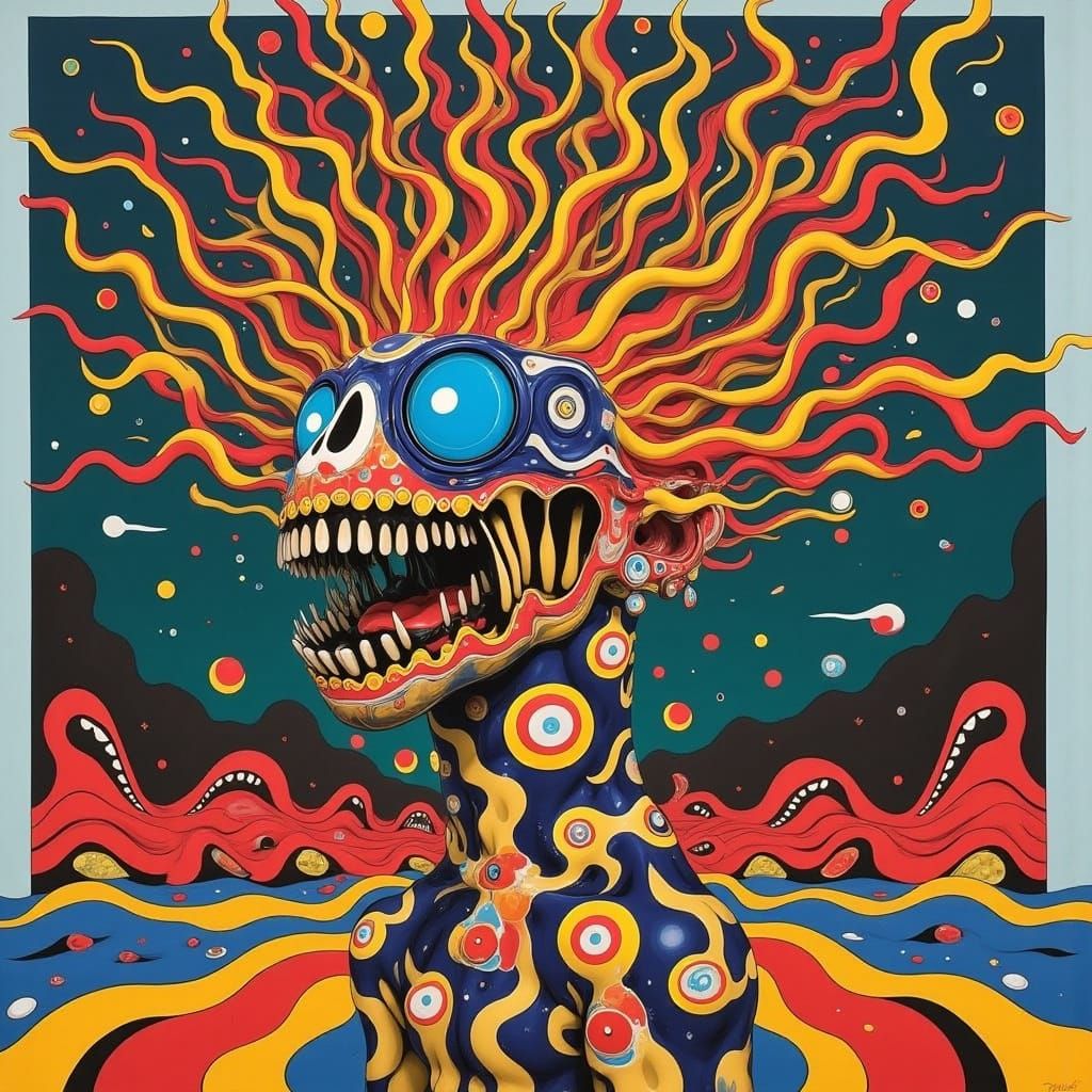 Psychedelic Surrealist Dots