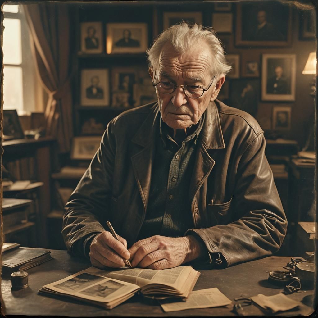 Nostalgic Film Still: Cherished Memories in Warm Light