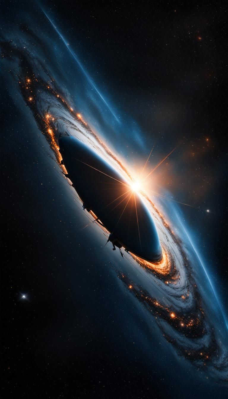 Mighty Centauri Black Hole in 64K Resolution