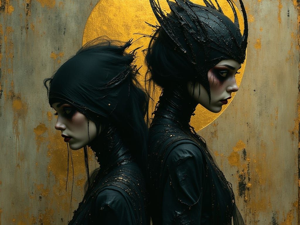 Shadow Masters Portrait with Titan Silhouette