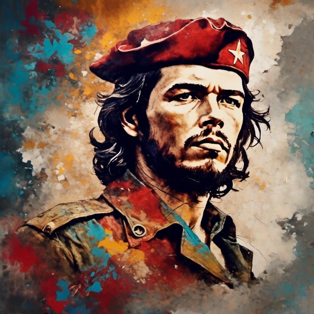 Che Guevara, guerrilla leader in South America who became a powerful symbol for revolution.