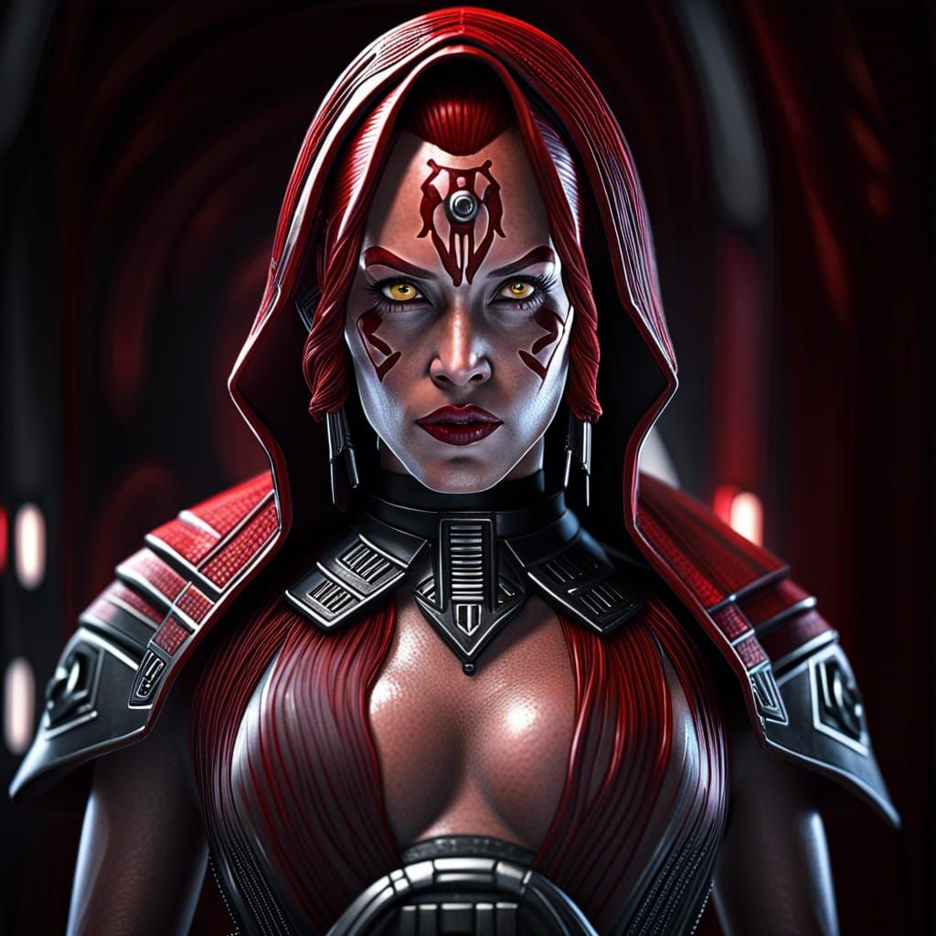 Stunning Sith Pureblood with Red Skin and Yellow Eyes