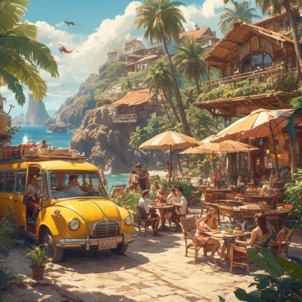 Super Heroes on Vacation: Ultra-Fine Detail