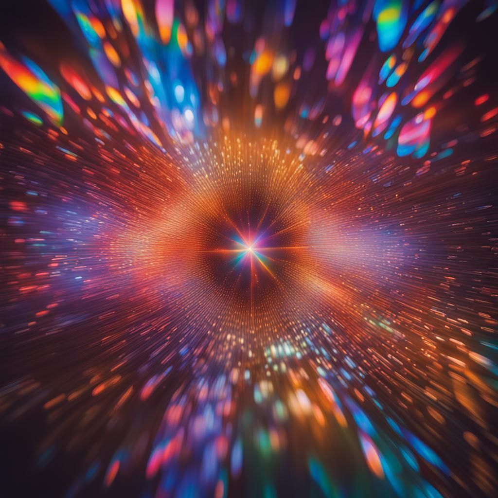 A photo of "Holographic Art",
a mesmerizing fusion of light and technology...