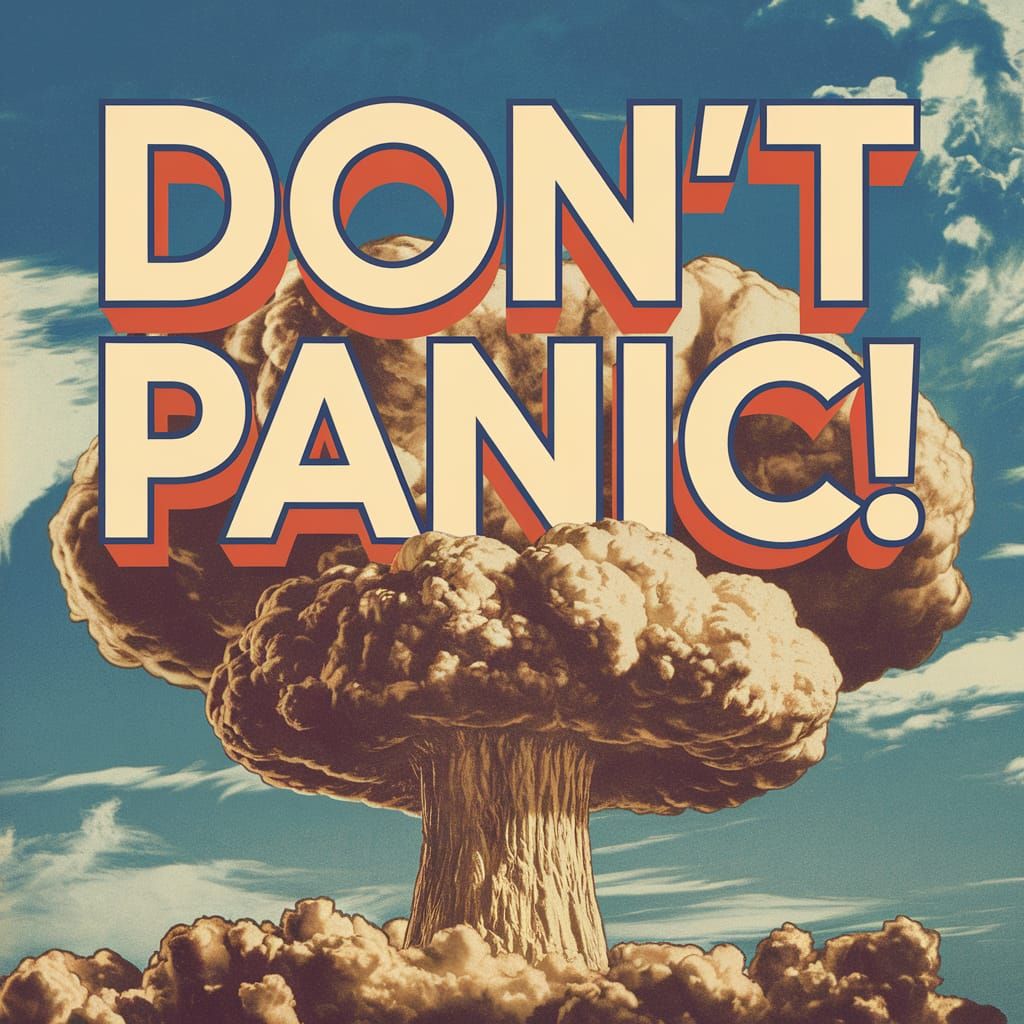 Retro Nuclear Poster Urges Calm