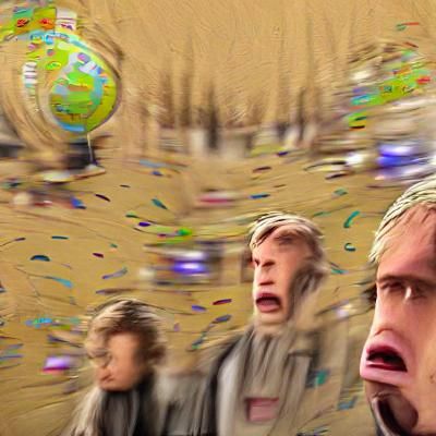 AI Interpretation of a Blank Image Prompt