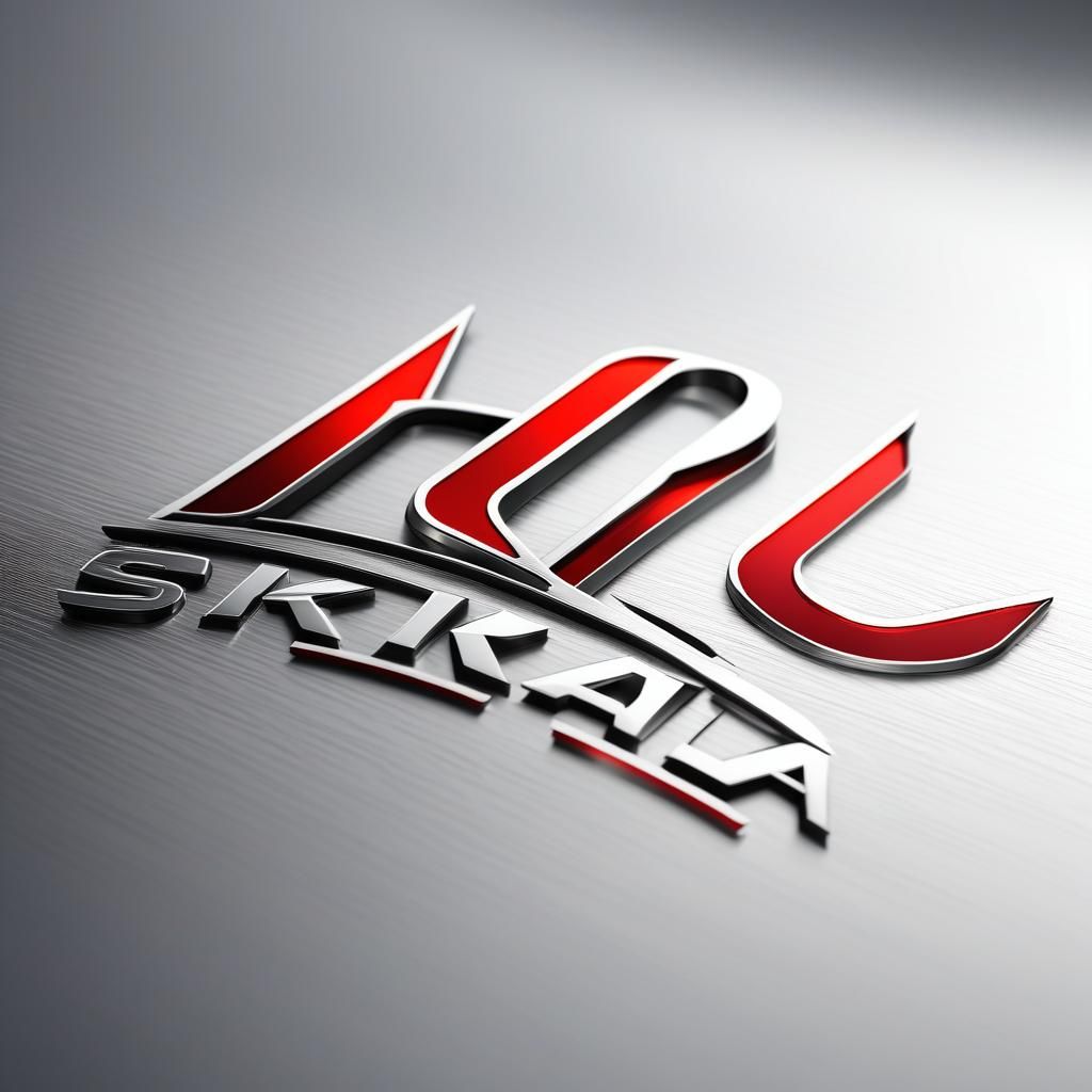 Modern Metallic Logo for Auto Skola Expert