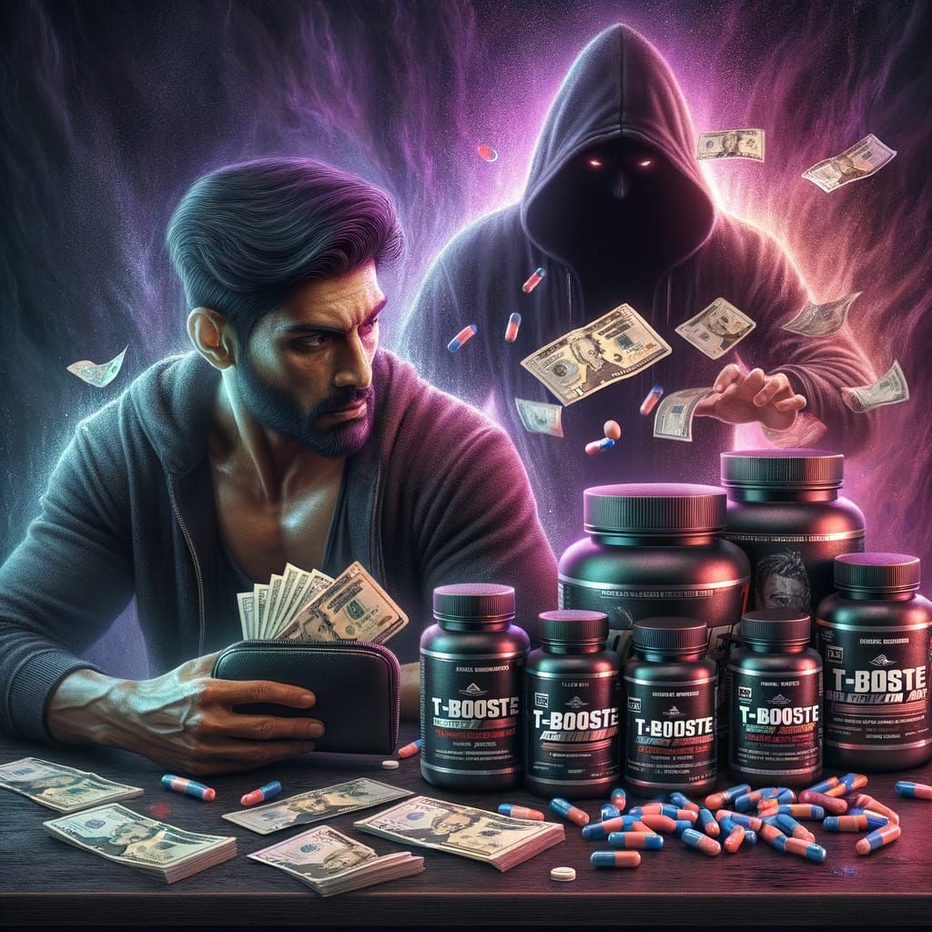 Hyperrealistic Depiction of Deception and Desperation