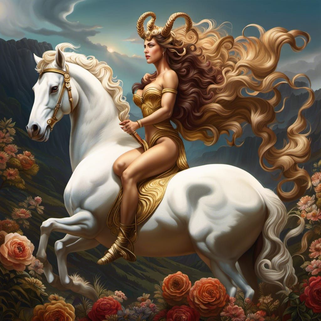 Voluptuous Centaur Chimera in Ultra-Detailed Realism