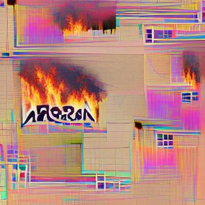 Arson Image Generated by AI