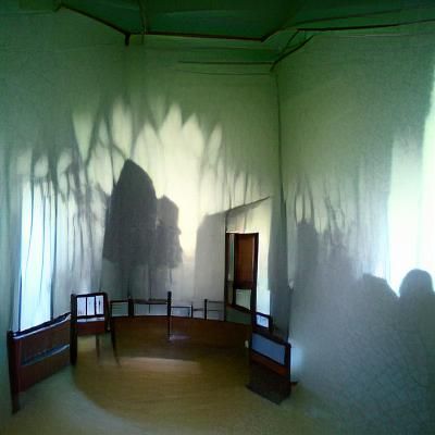 Abstract Shadow Room Interior
