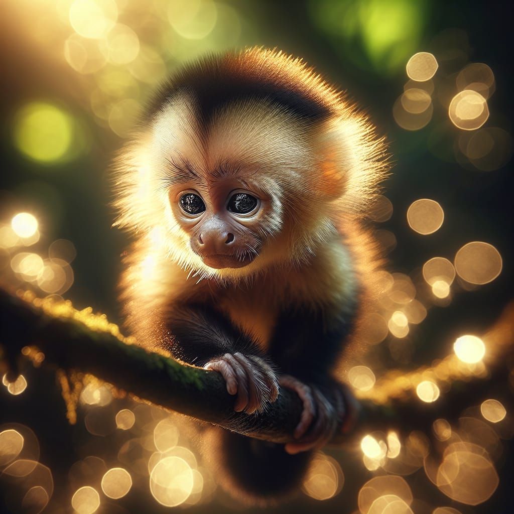 BABY CAPUCHIN MONKEY  1