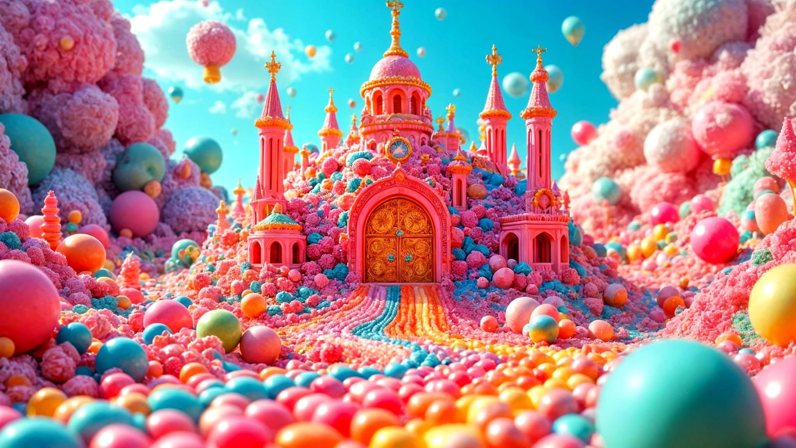 Fantastical Candy Land Wonderland of Pop-Rocks