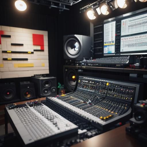 Lego Music Studio: Professional Photography