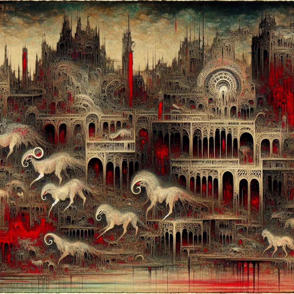 Sinister Animals in Medieval Dystopian World