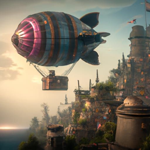 Fantastical Spy Balloon Discovery Concept Art