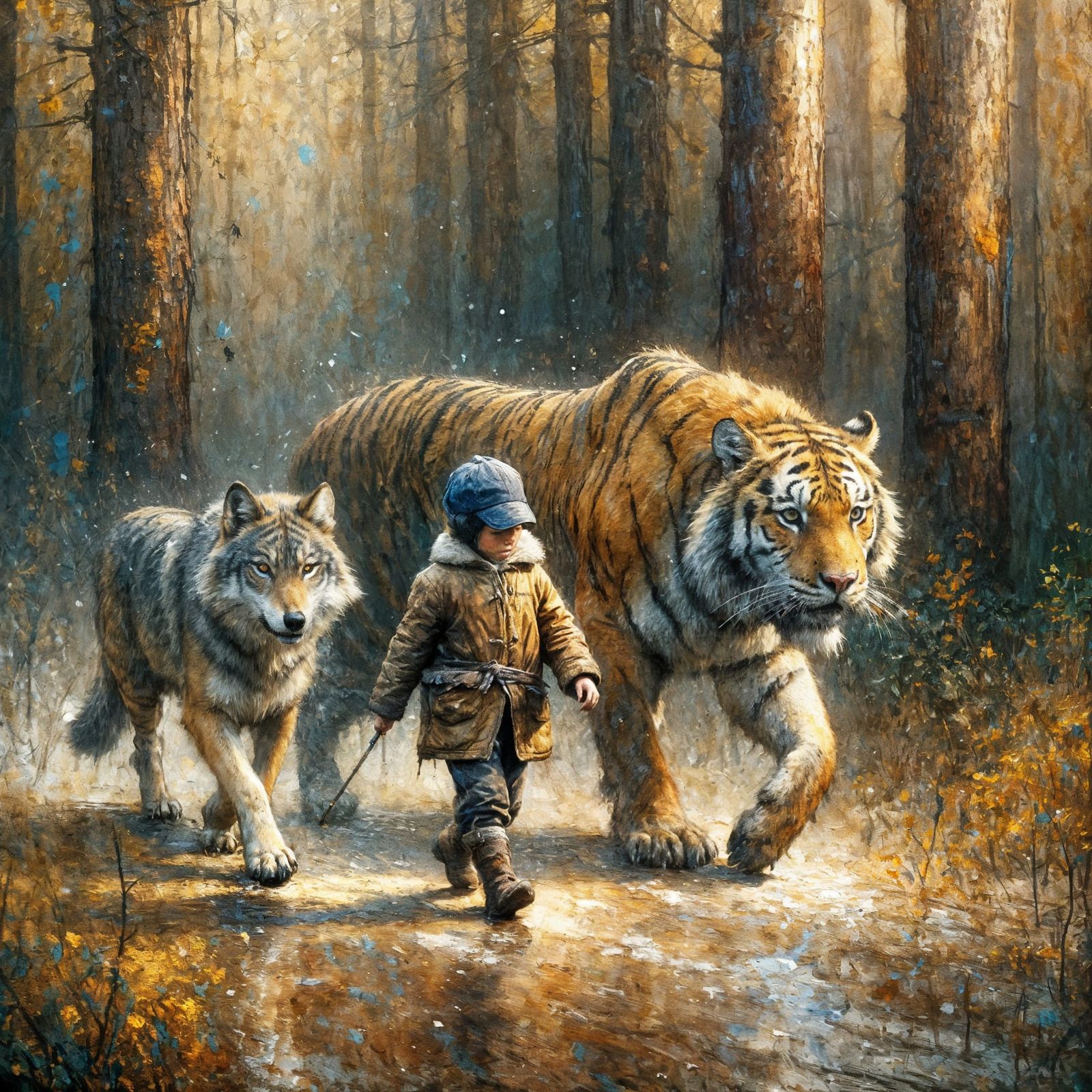 I may be small, but my friends are very cool.