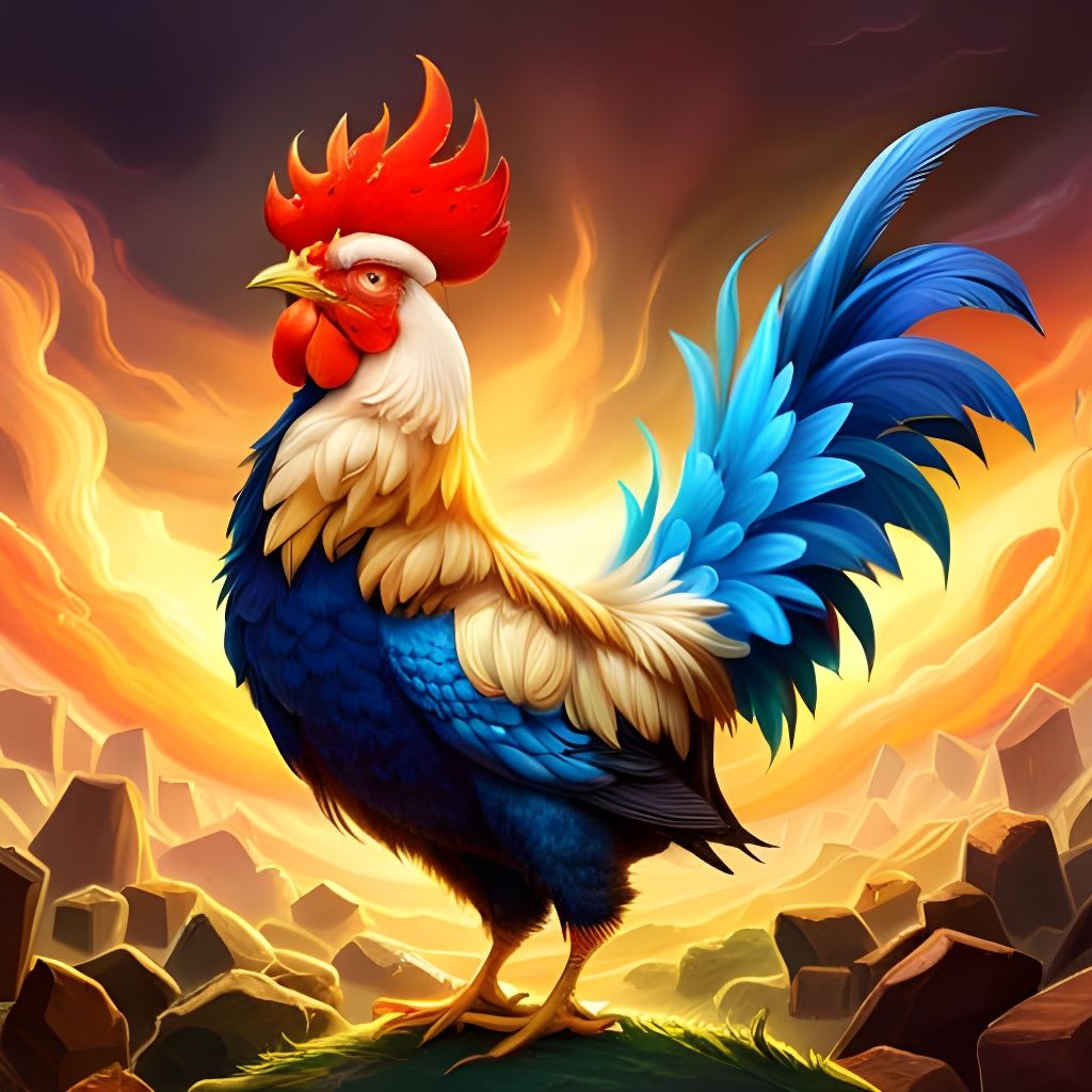 Blue Rooster