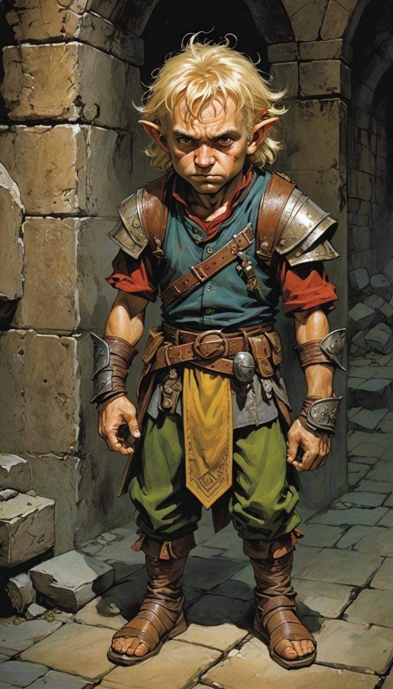 Halfling fighter