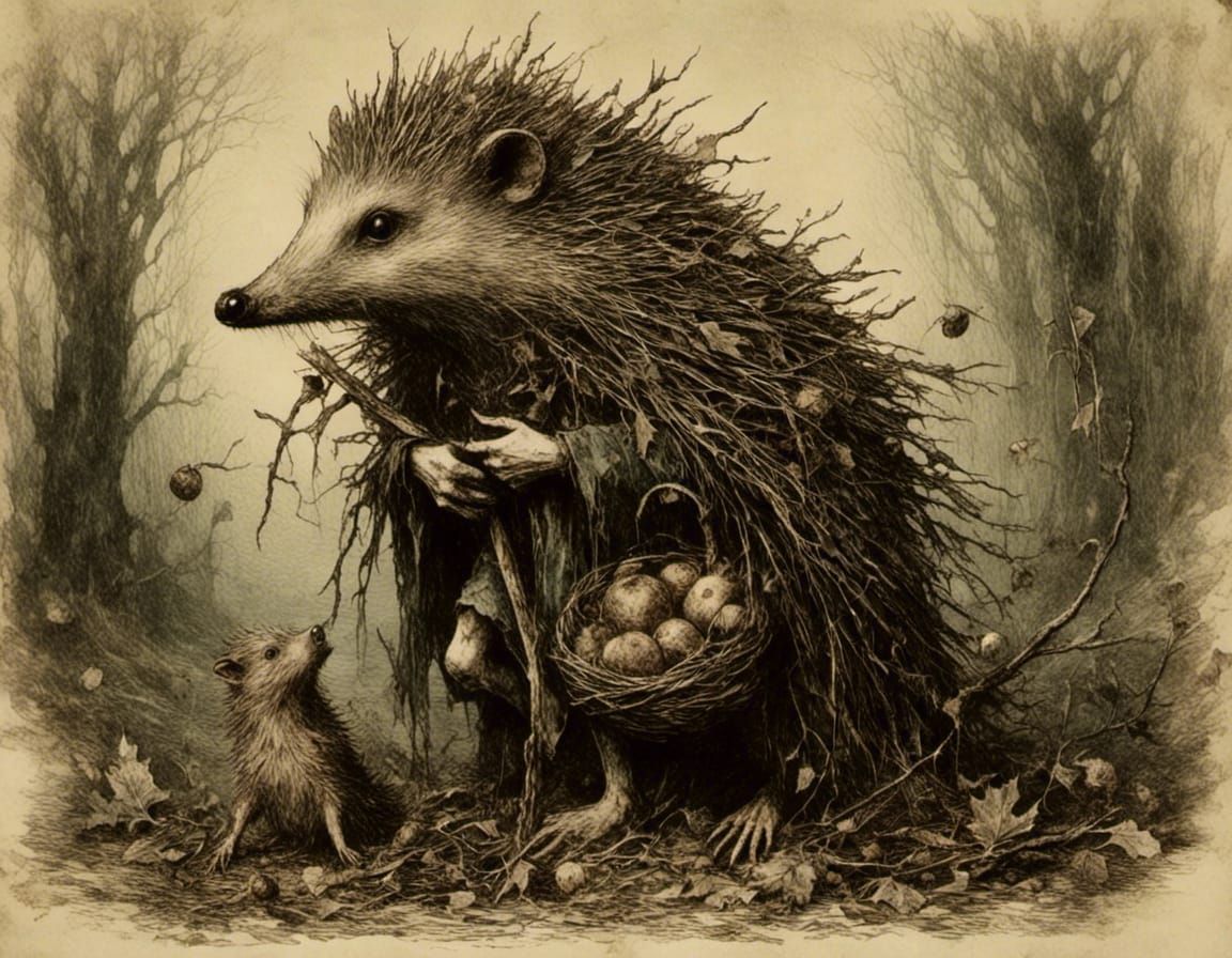 magical hedgehog familiar