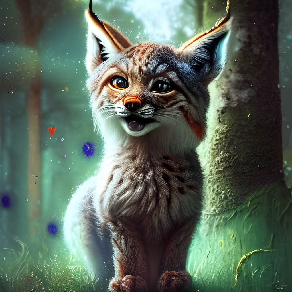 Cute Lynx Fox