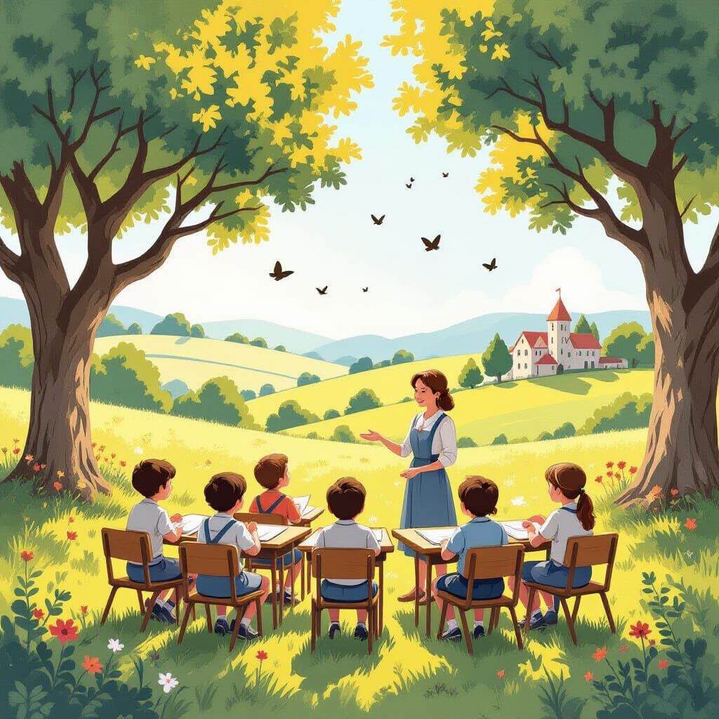 Teaching beneath the trees, learning beyond the page