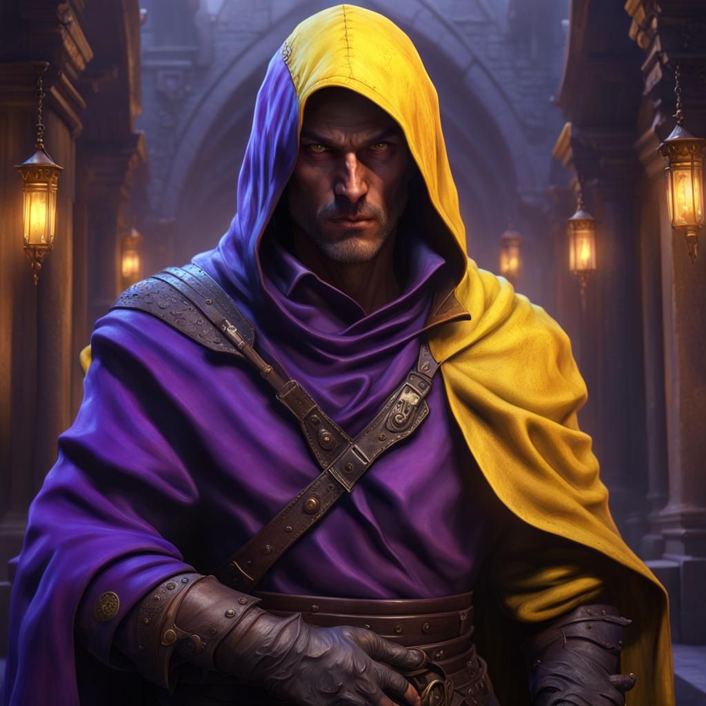 Fantasy Thief in Dark Fantasy Style