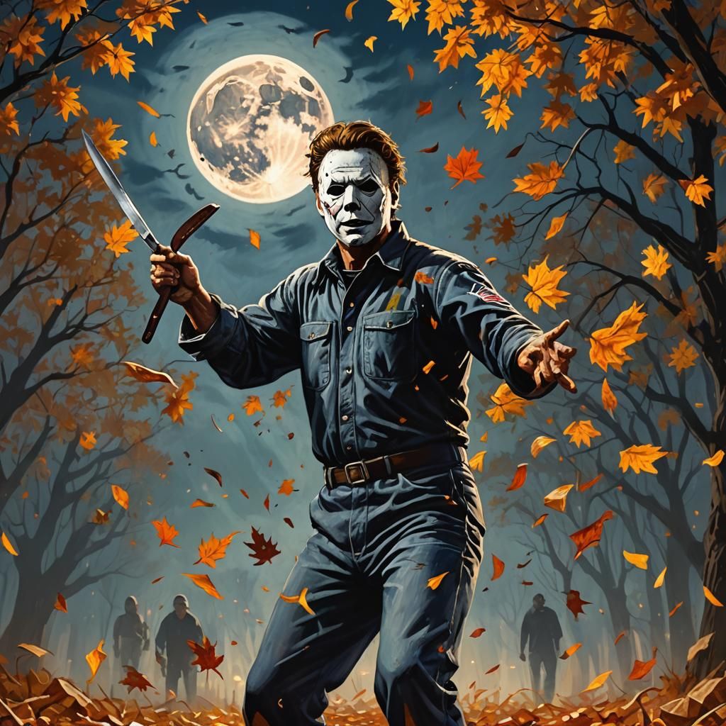 Michael Myers Dances Under Harvest Moon
