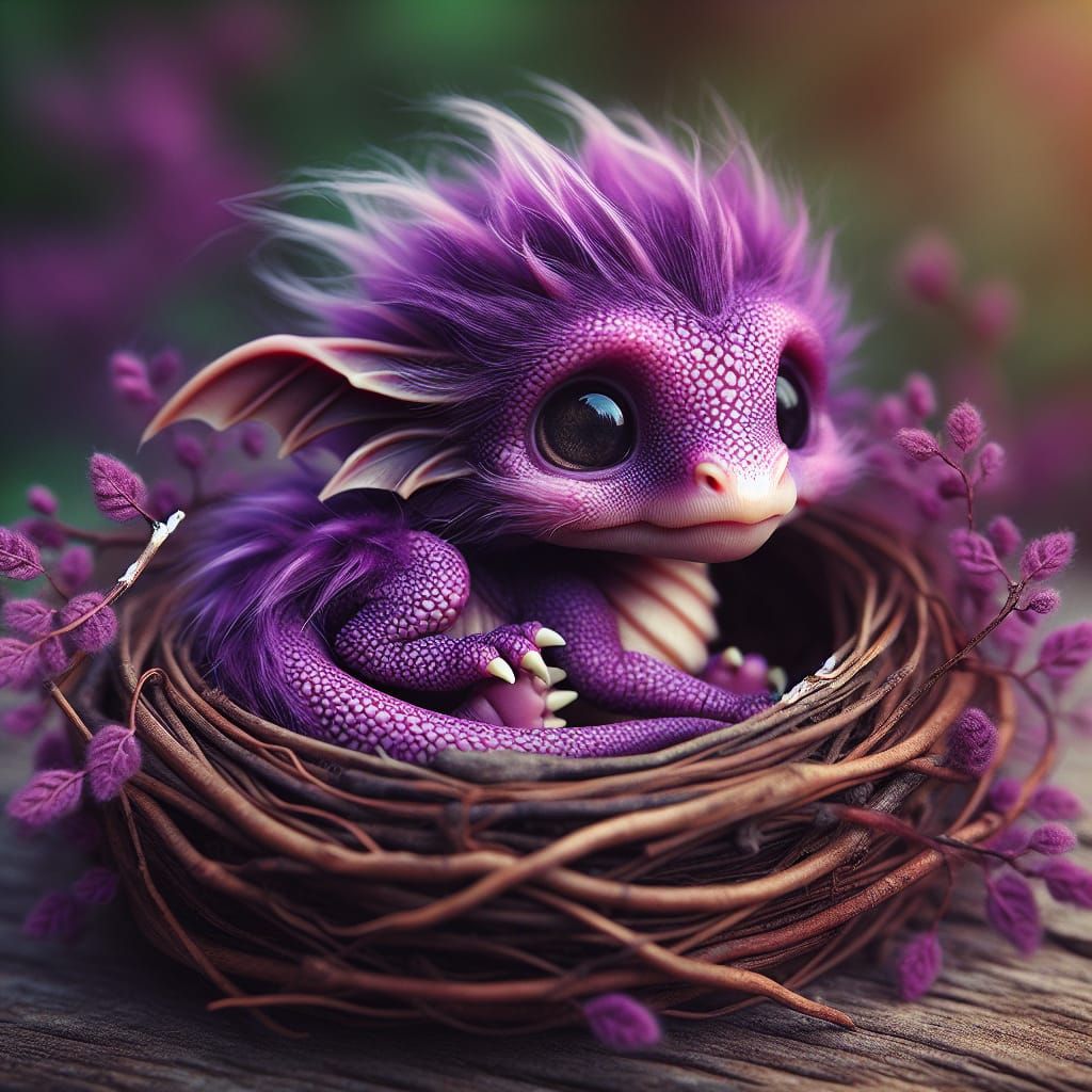 Baby Dragon-Purple
