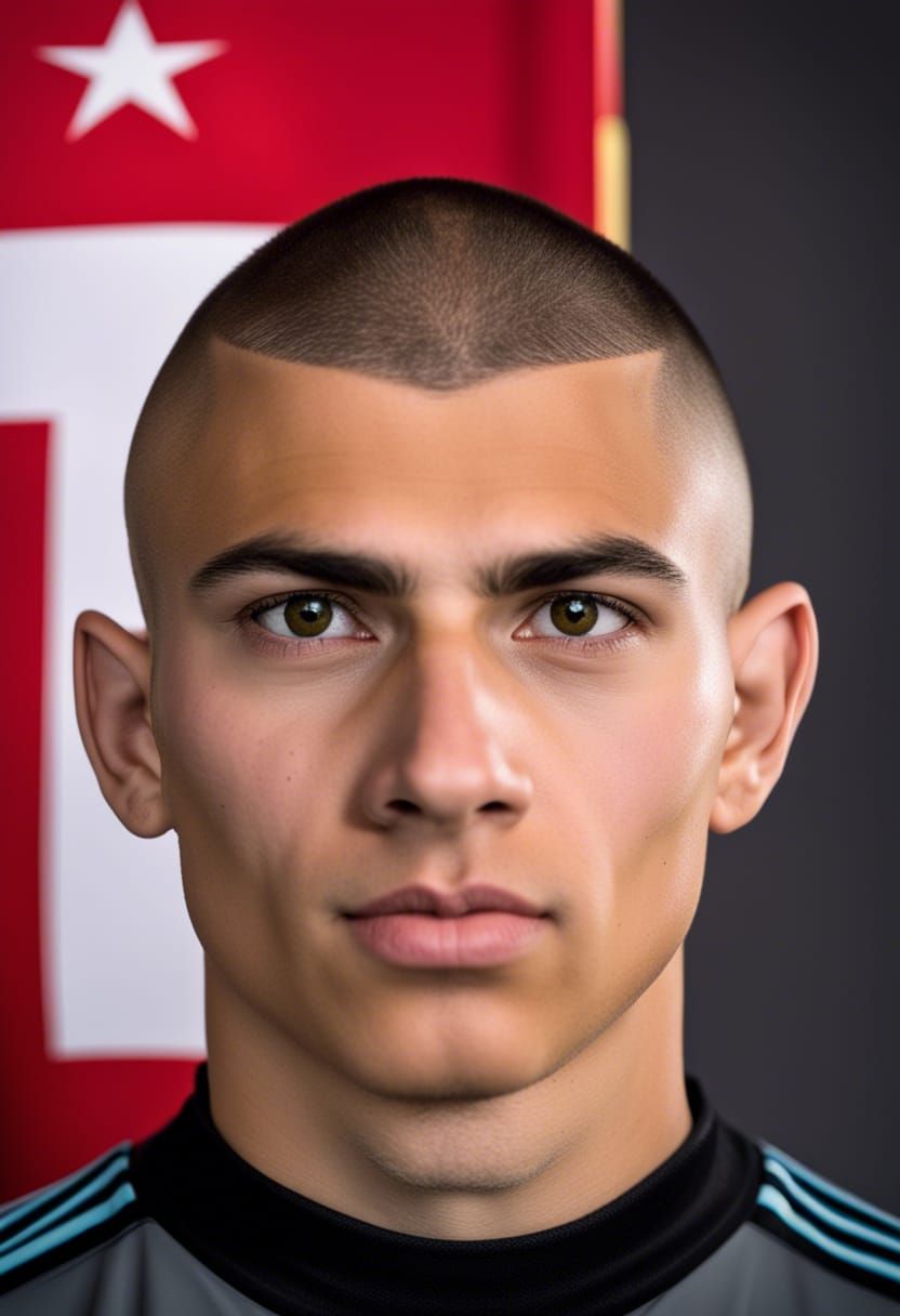 22 year old Argentina soccer player portrait