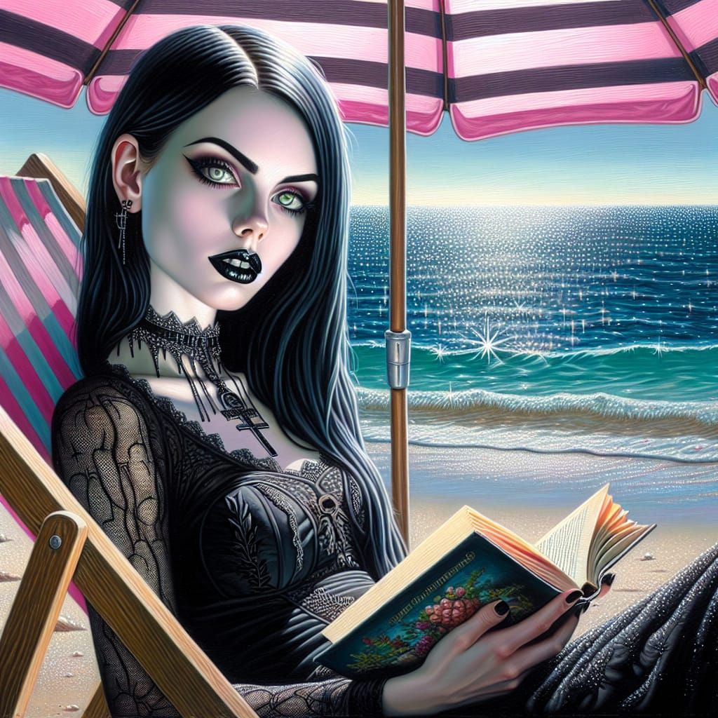 Another Vitamin D deficient goth girl