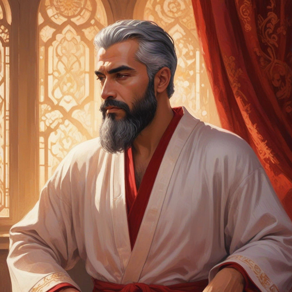 Turkish Nobleman in Velvet Robe