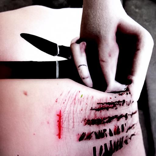 AI Interpretation of Self Harm Concept