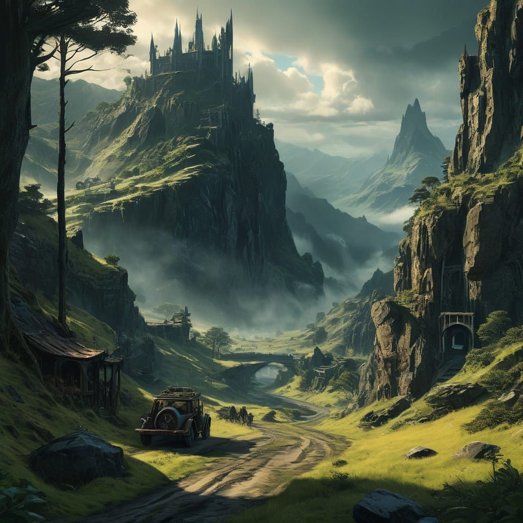 Epic Middle-earth Landscape in HDR, Inspired by Lord of the ...