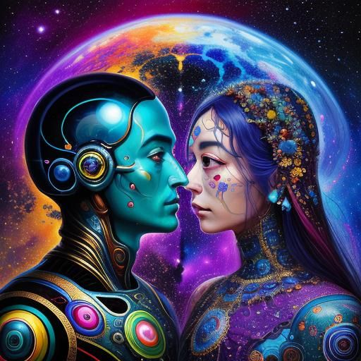 Psychedelic Android Guru: a Surreal Singularity