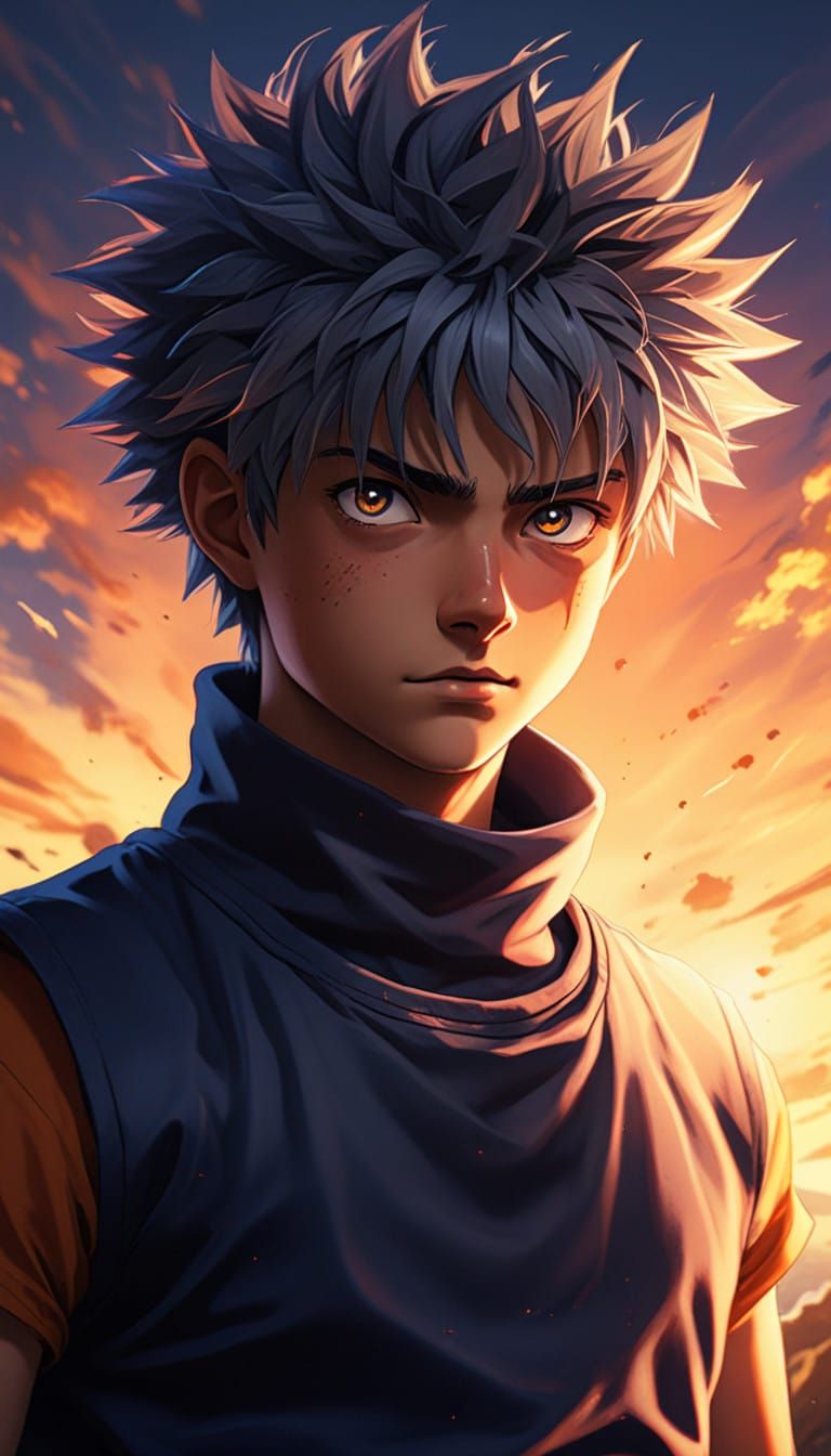 Create Killua From Anime Hunter x Hunter.