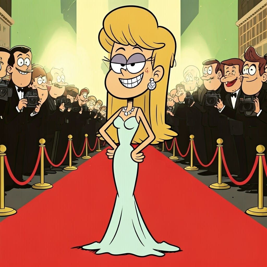 Imagine Carol Pingrey from The Loud House as a glamorous Hol...