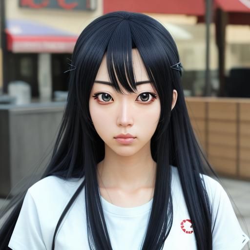 Hyperrealistic Anime Character in Sharp Focus