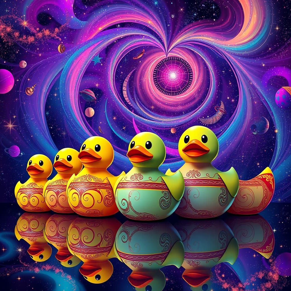 Cosmic Rubber Duck Matruskas: An Infinite Holographic Illusi...