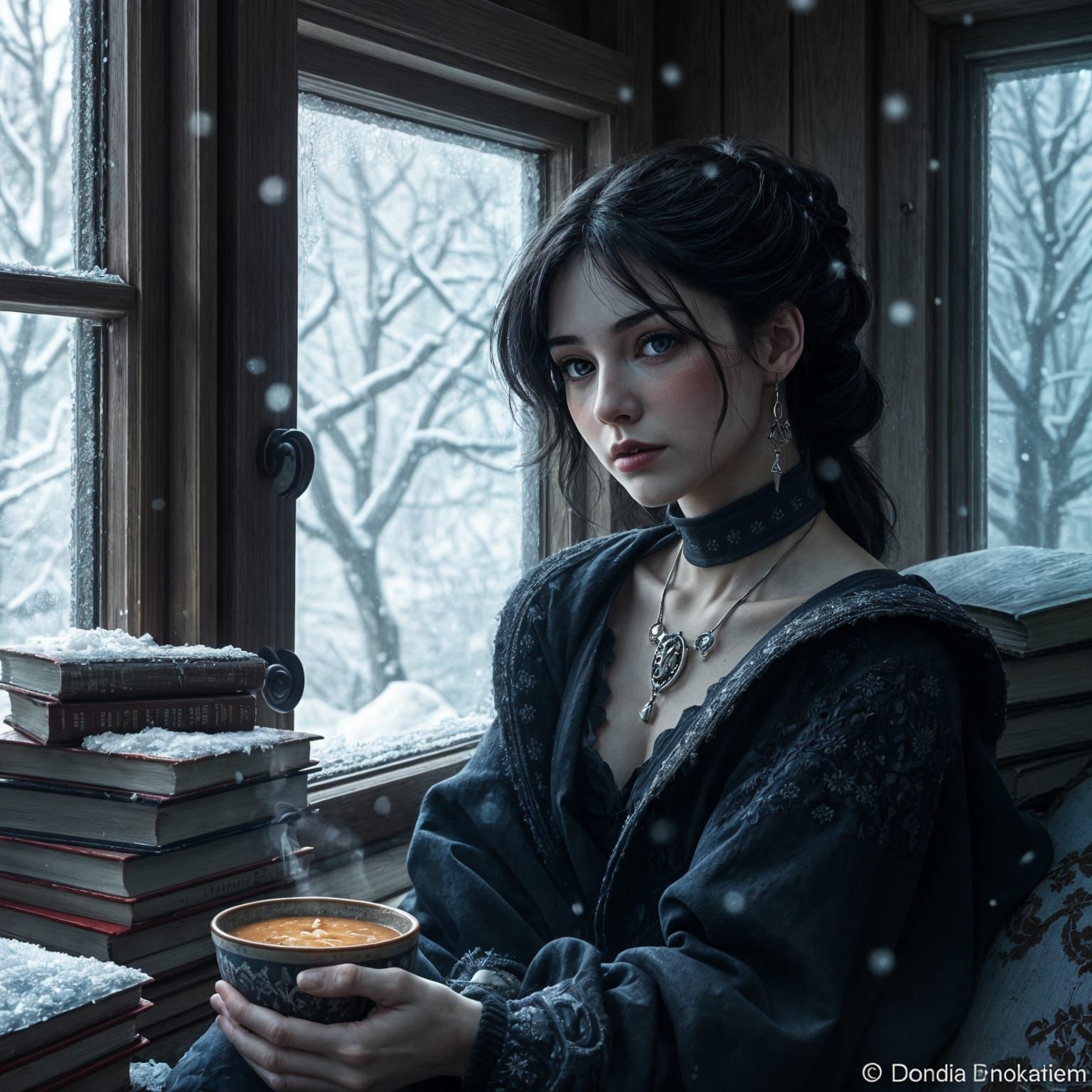 Winter Suffering: A Detailed Matte Painting