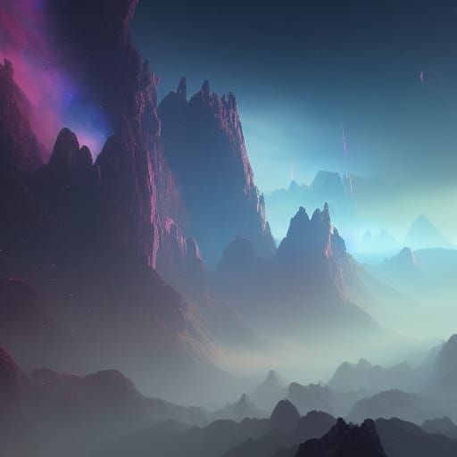 Detailed Nebula Painting in Unreal Engine 5