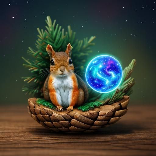 Squirrel fortune telling