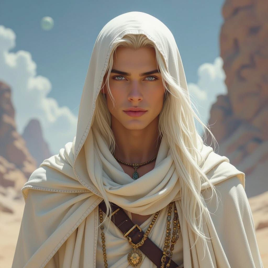 Ethereal Humanoids of Planet Burkhad in Fantasy Art