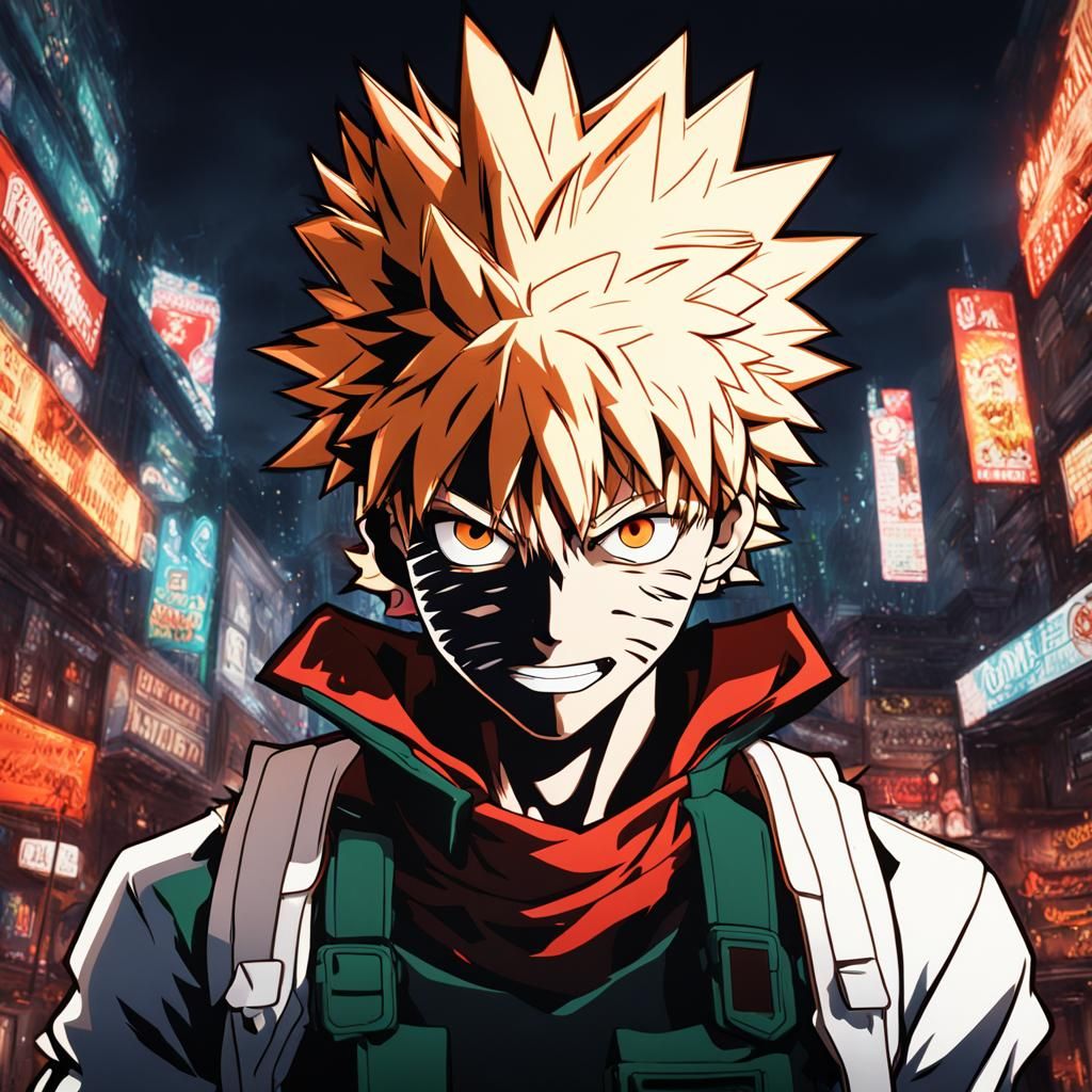 Katsuki Bakugou Matte Painting: My Hero Academia