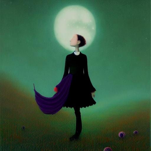 Child with Striped Stockings, Sinister Art